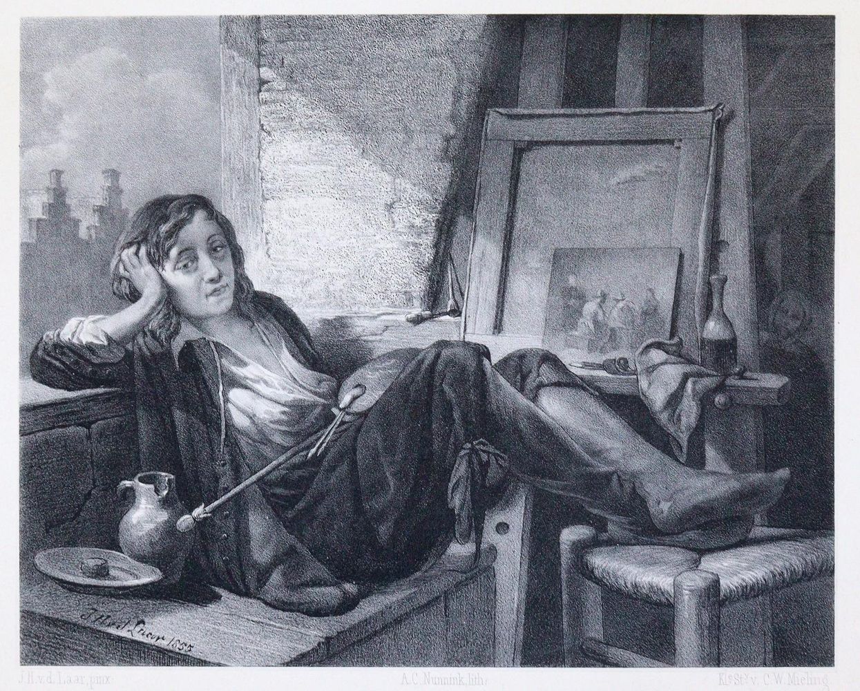Große Abbildung Nr.5: 144-4067 Mieling, Carl Wilhelm: (Künstlergraphik)