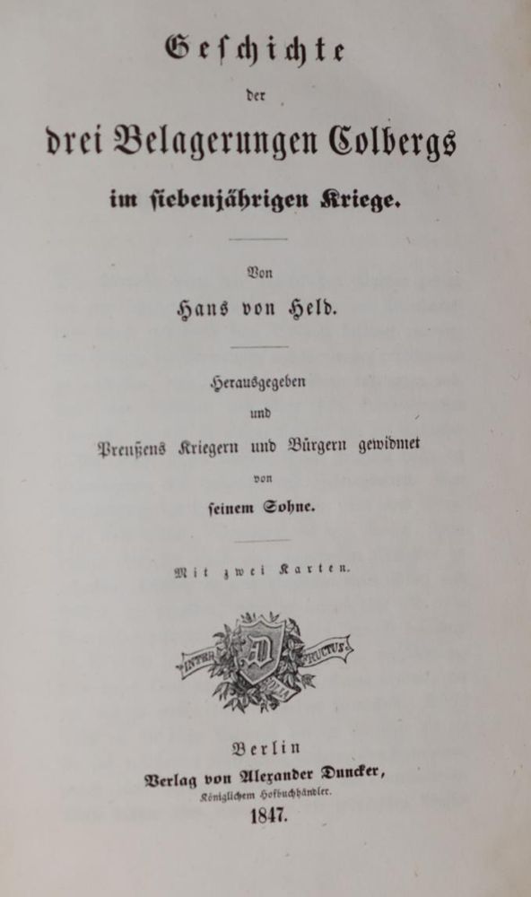 Große Abbildung Nr.1: 144-408 Held,H.v.: (Militaria)