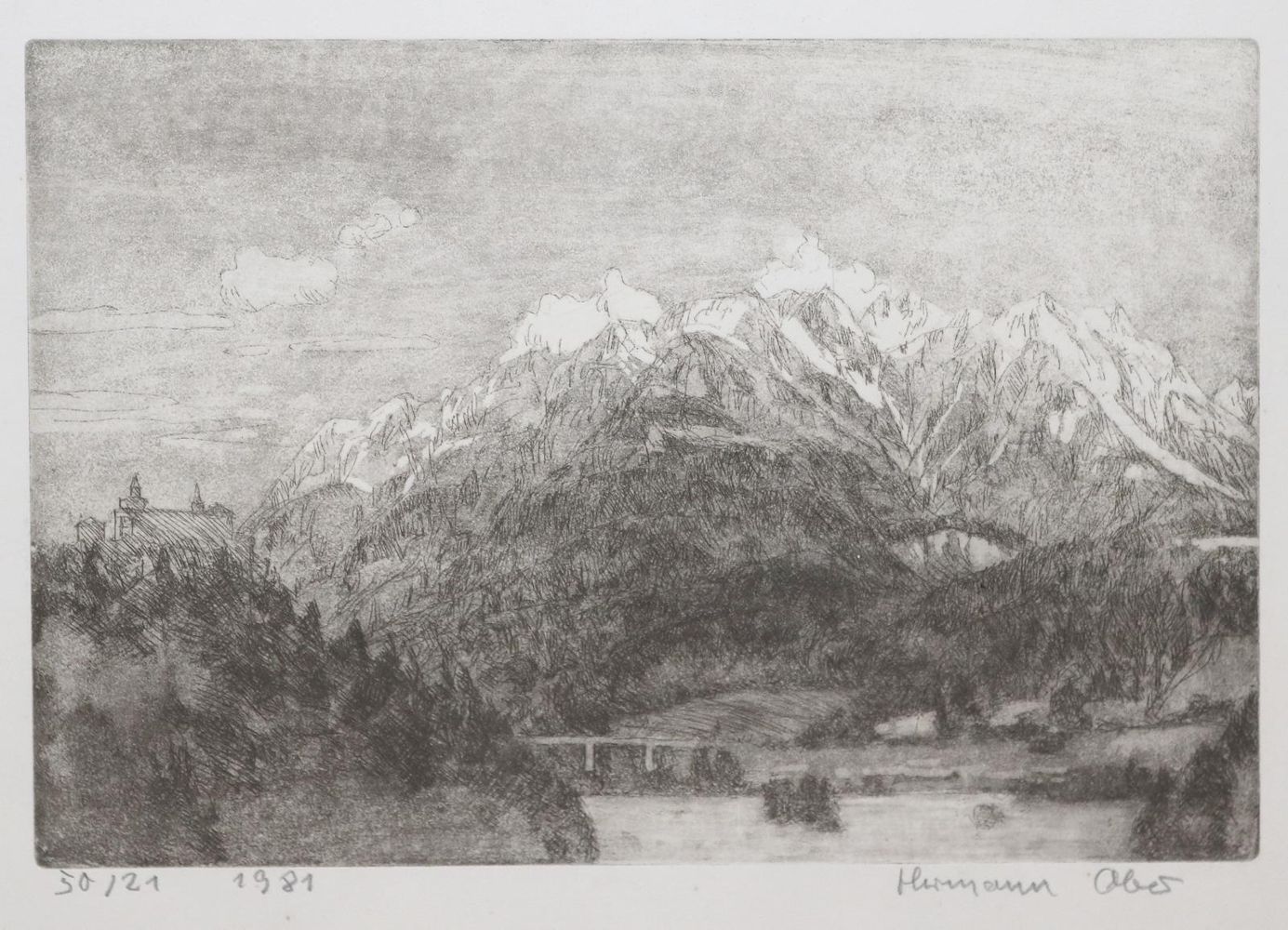 Große Abbildung Nr.1: 144-4125 Ober, Hermann: (Künstlergraphik)