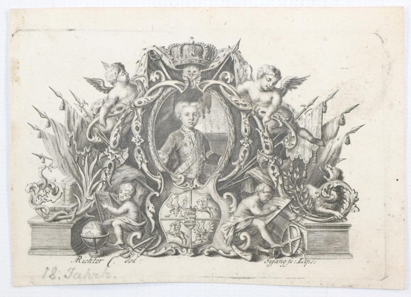 Große Abbildung Nr.1: 144-4167 Pfeffel II, Johann Andréas: (Künstlergraphik)