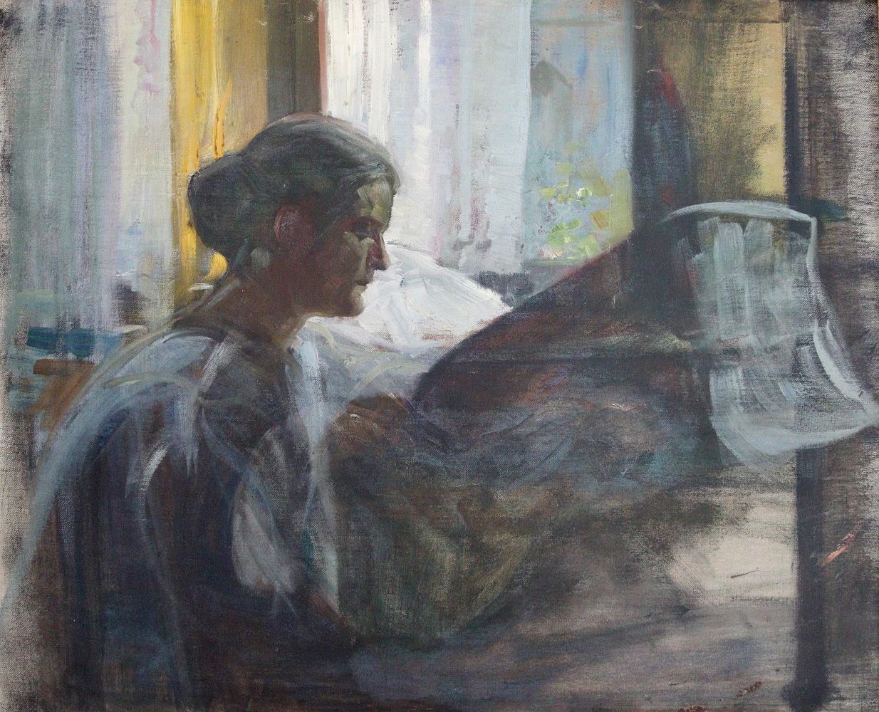 Große Abbildung Nr.3: 144-4193 Portrait: (Künstlergraphik)