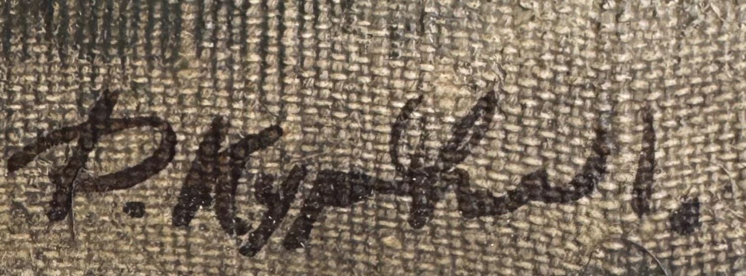 Große Abbildung Nr.3: 144-4216 Regentag: (Künstlergraphik)