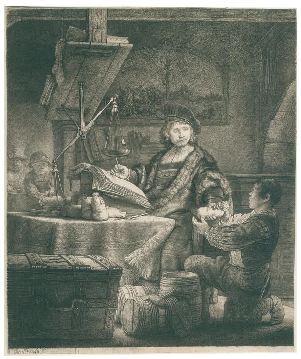 Große Abbildung Nr.1: 144-4222 Rembrandt, Hamensz van Rijn: (Künstlergraphik)