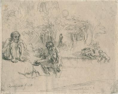 Große Abbildung Nr.1: 144-4223 Rembrandt, Hamensz van Rijn: (Künstlergraphik)