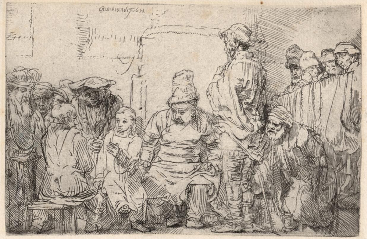 Große Abbildung Nr.1: 144-4254 Rembrandt, Harmensz. van Rijn: (Künstlergraphik)