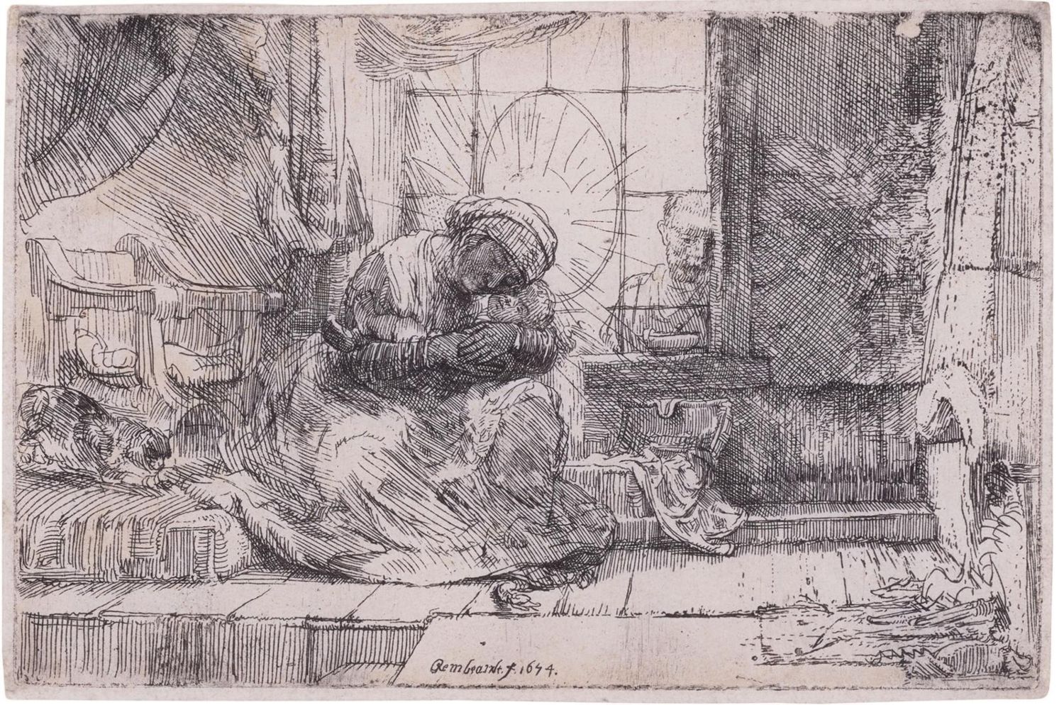Große Abbildung Nr.1: 144-4256 Rembrandt, Harmensz van Rijn: (Künstlergraphik)