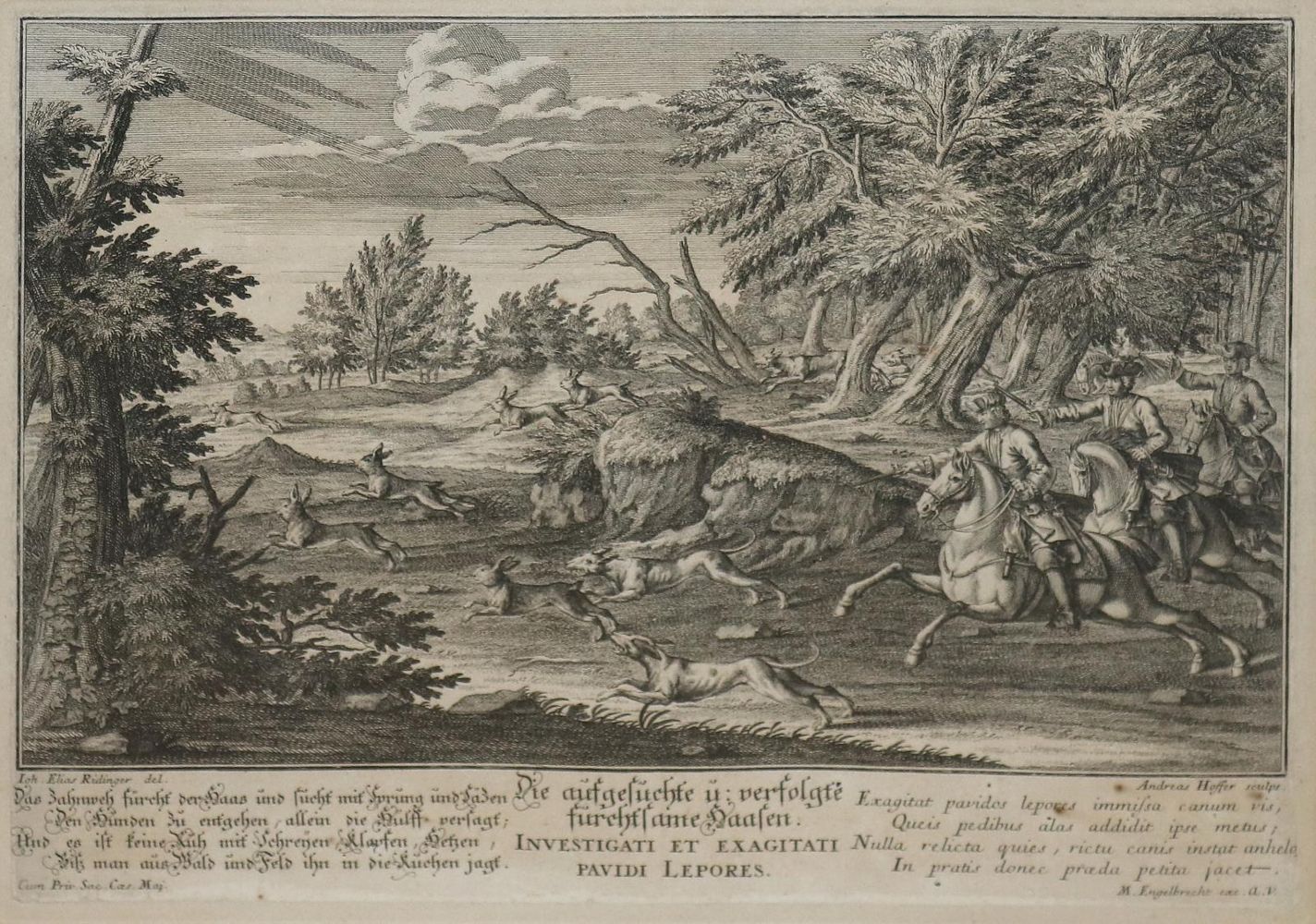 Große Abbildung Nr.2: 144-4265 Ridinger, Johann Elias: (Künstlergraphik)