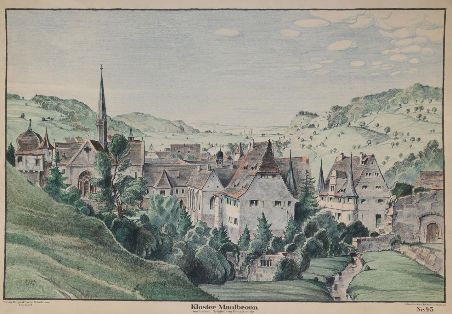 Große Abbildung Nr.1: 144-4352 Siegele, Franz: (Künstlergraphik)