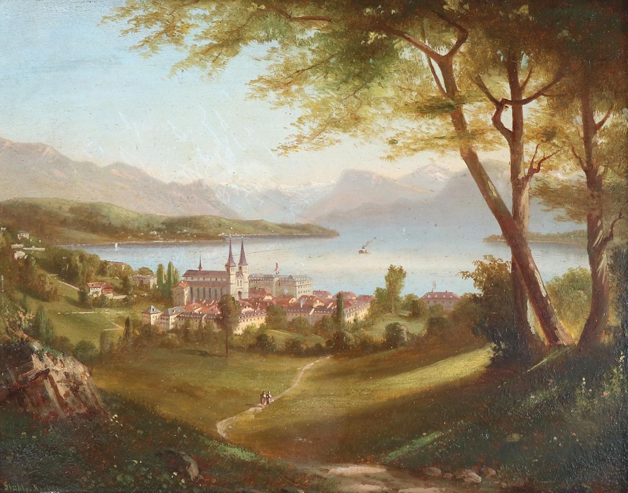 Große Abbildung Nr.1: 144-4377 Stähly-Rychen, Gottfried: (Künstlergraphik)