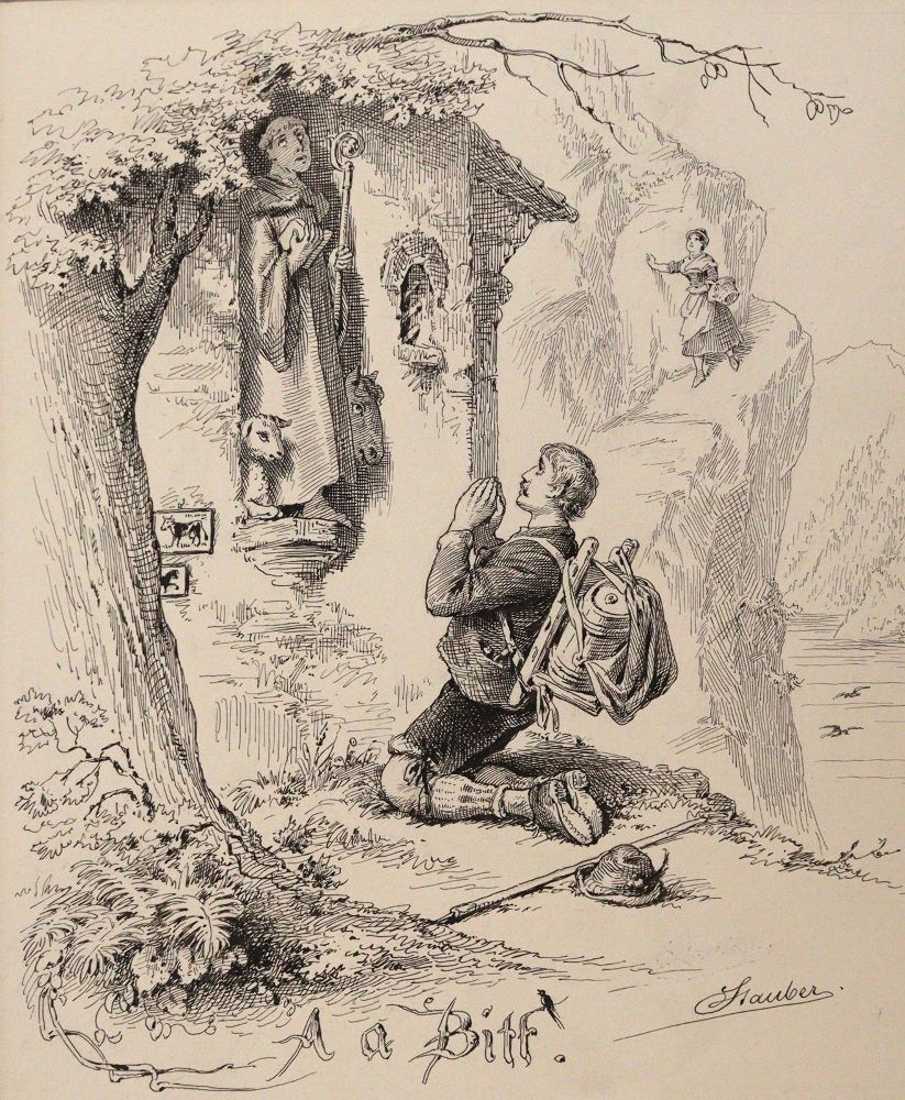 Große Abbildung Nr.3: 144-4381 Stauber, Carl: (Künstlergraphik)