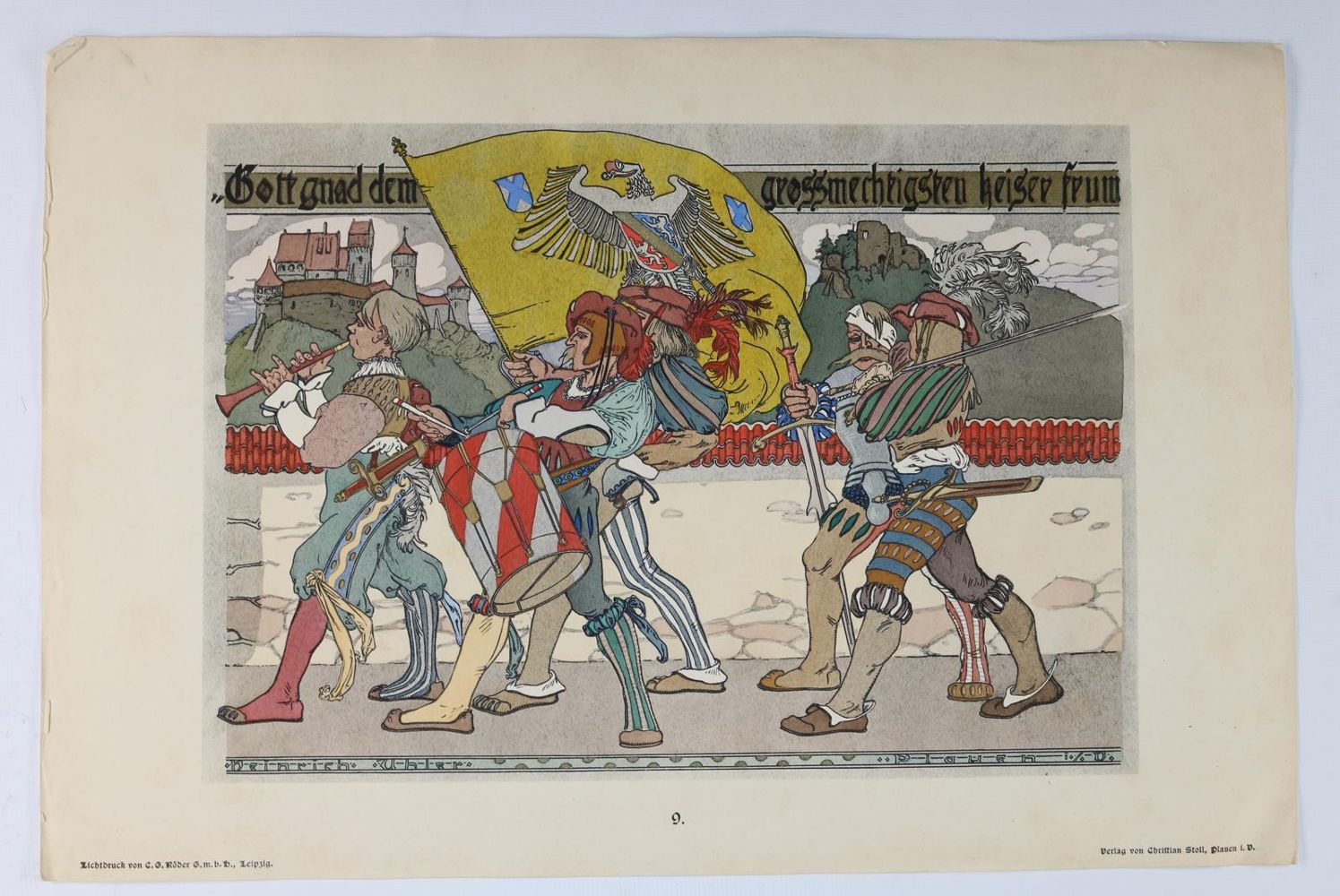 Große Abbildung Nr.8: 144-4440 Uhler, Heinrich: (Künstlergraphik)