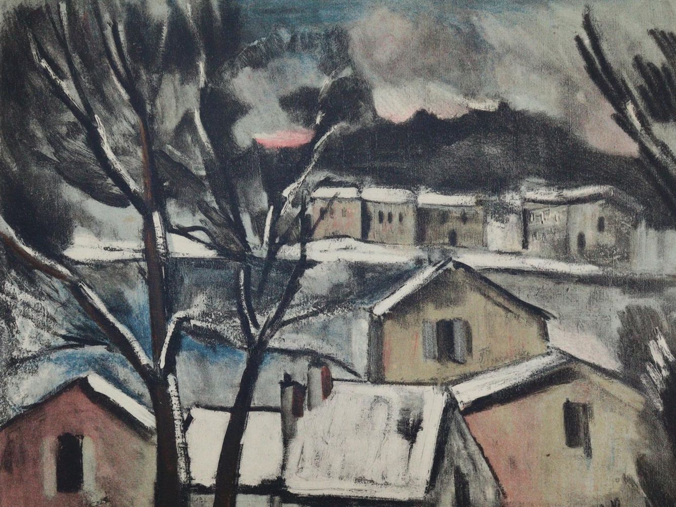 Große Abbildung Nr.2: 144-4465 Vlaminck, Maurice de: (Künstlergraphik)