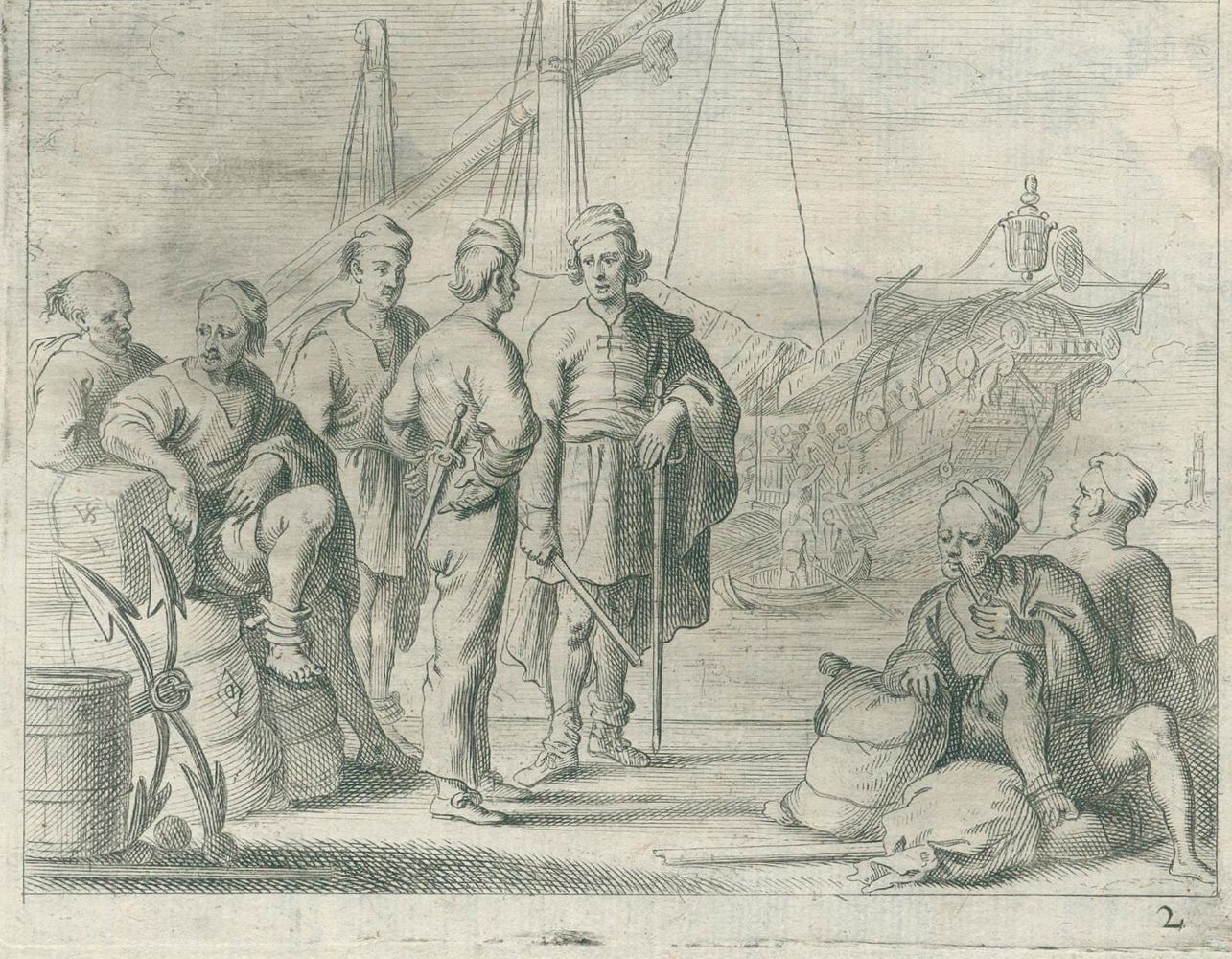 Große Abbildung Nr.1: 144-4472 Wael, Cornelis de: (Künstlergraphik)