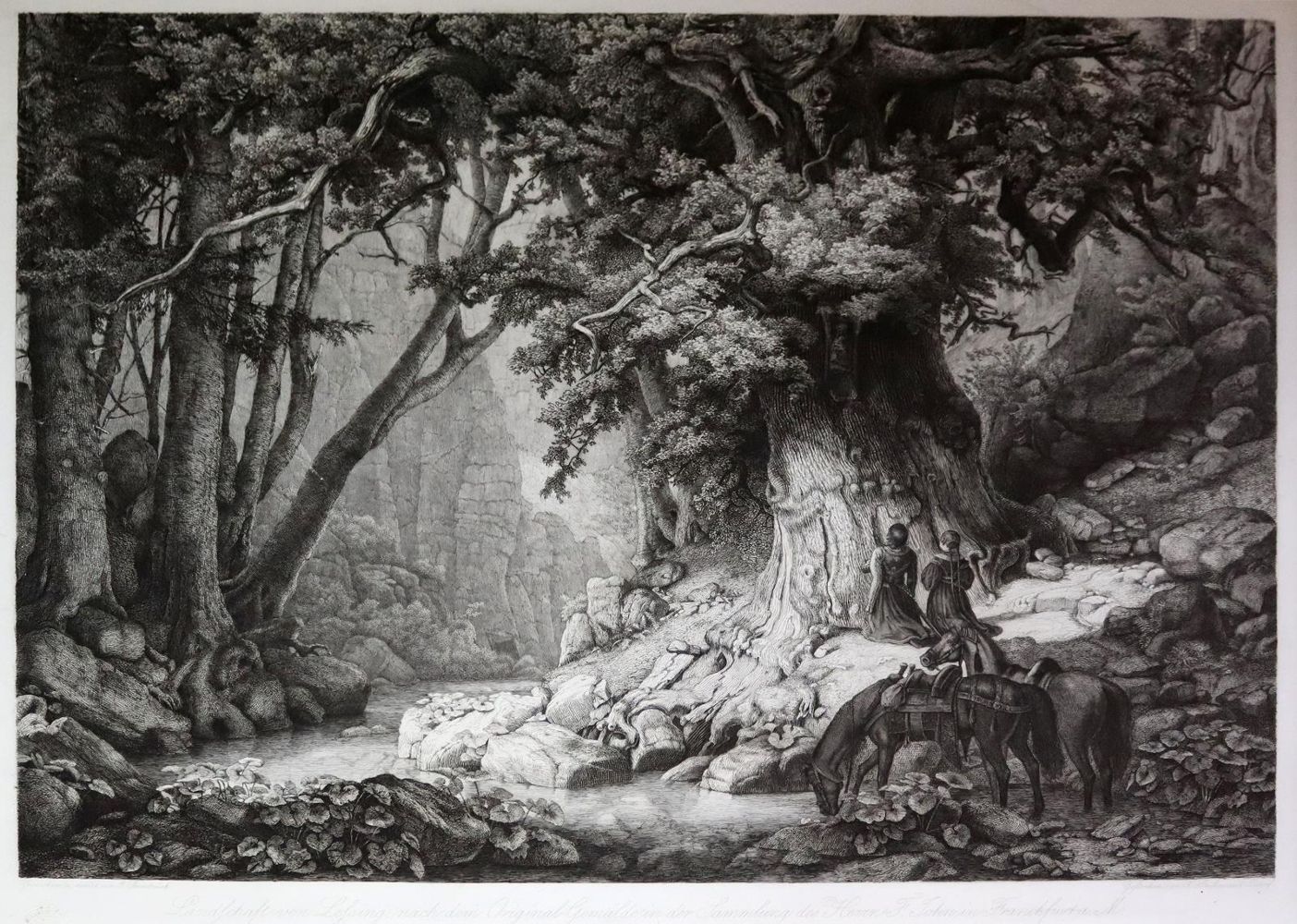 Große Abbildung Nr.2: 144-4474 Wald.: (Künstlergraphik)