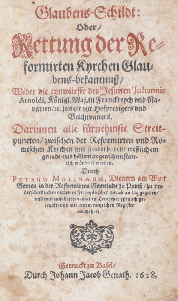 Große Abbildung Nr.2: 144-45 Du Moulin,P.: (Alte Drucke, Handschriften und Theologie)