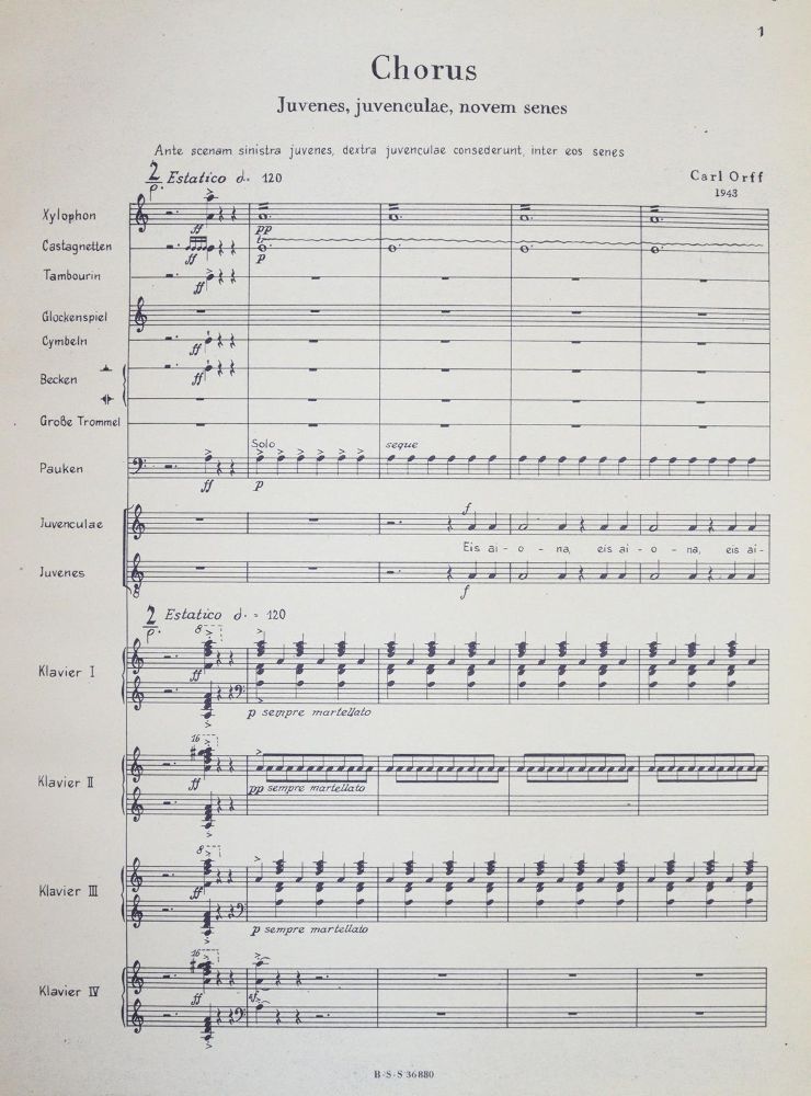 Große Abbildung Nr.4: 144-451 Orff,C.: (Musik)