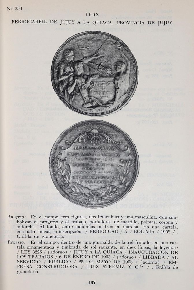Große Abbildung Nr.2: 144-465 Argentinien.: (Numismatik u. Siegelkunde, Medaillen)