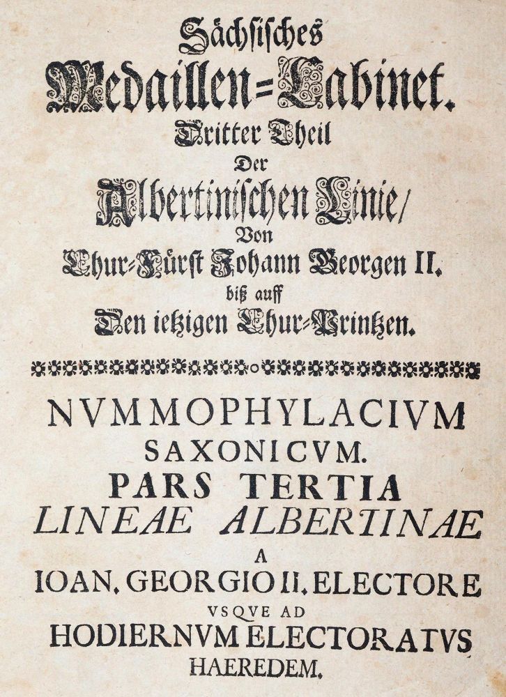 Große Abbildung Nr.1: 144-473 (Tentzel,E.W.).: (Numismatik u. Siegelkunde, Medaillen)