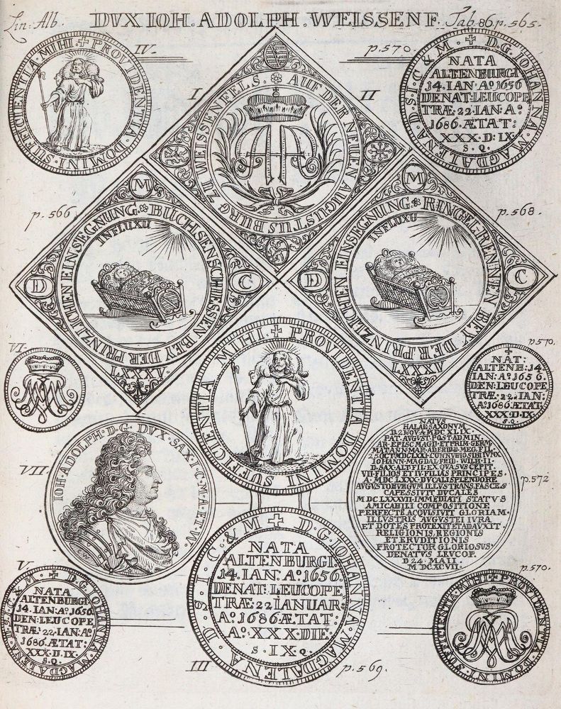 Große Abbildung Nr.4: 144-473 (Tentzel,E.W.).: (Numismatik u. Siegelkunde, Medaillen)