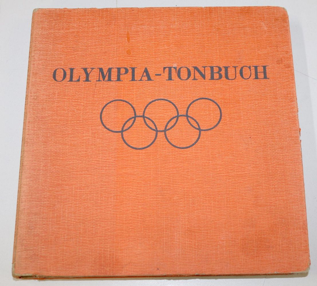Große Abbildung Nr.1: 144-505 Olympia-Tonbuch: (Sport, Olympiade)