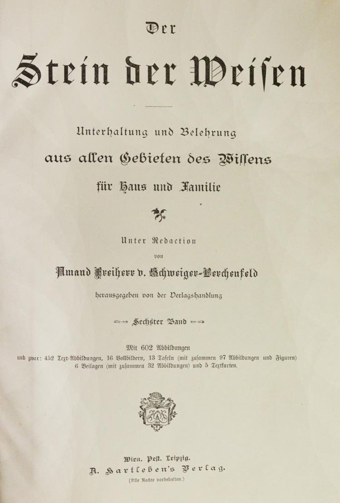 Große Abbildung Nr.1: 144-519 Schweiger-Lerchenfeld,A.v.: (Zeitschriften und Zeitungen)