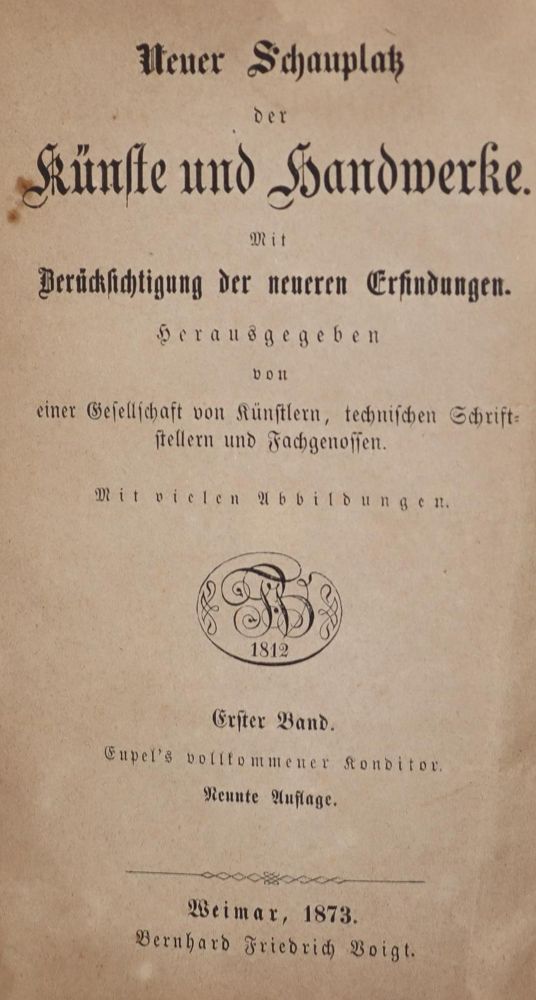 Große Abbildung Nr.1: 144-529 Eupel,J.C.: (Küche und Haushalt, Bäckerei und Konditorei)