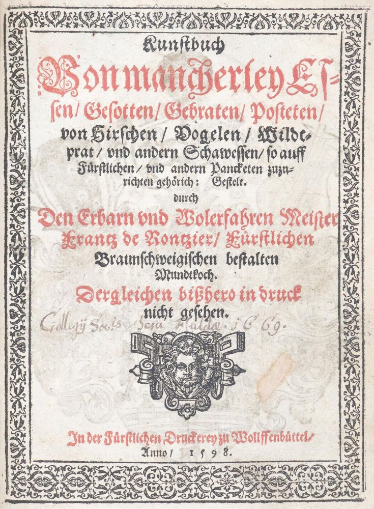 Große Abbildung Nr.1: 144-558 Rontzier,F.de.: (Küche und Haushalt, Kochbücher)