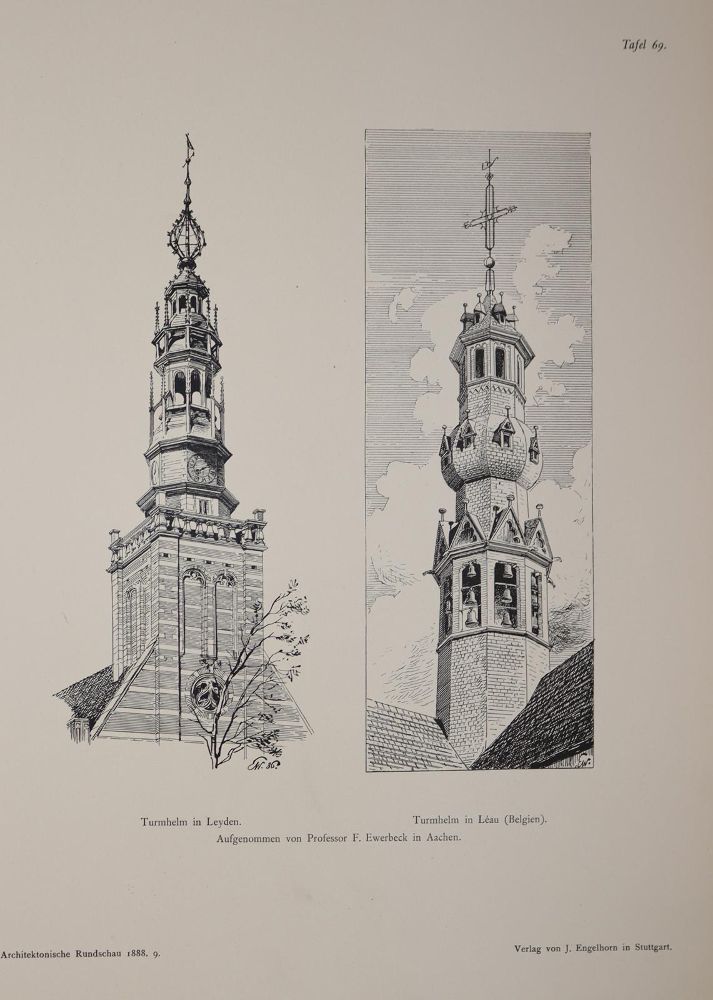 Große Abbildung Nr.3: 144-596 Architektonische Rundschau.: (Architektur)