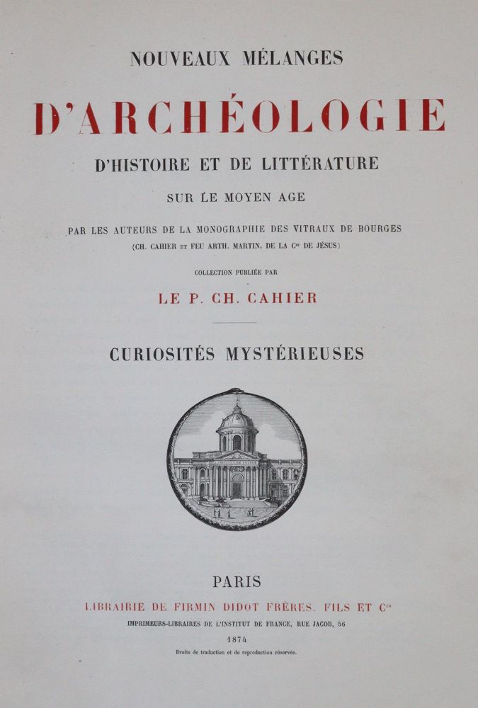 Große Abbildung Nr.4: 144-602 Cahier C. u. A.Martin.: (Architektur)