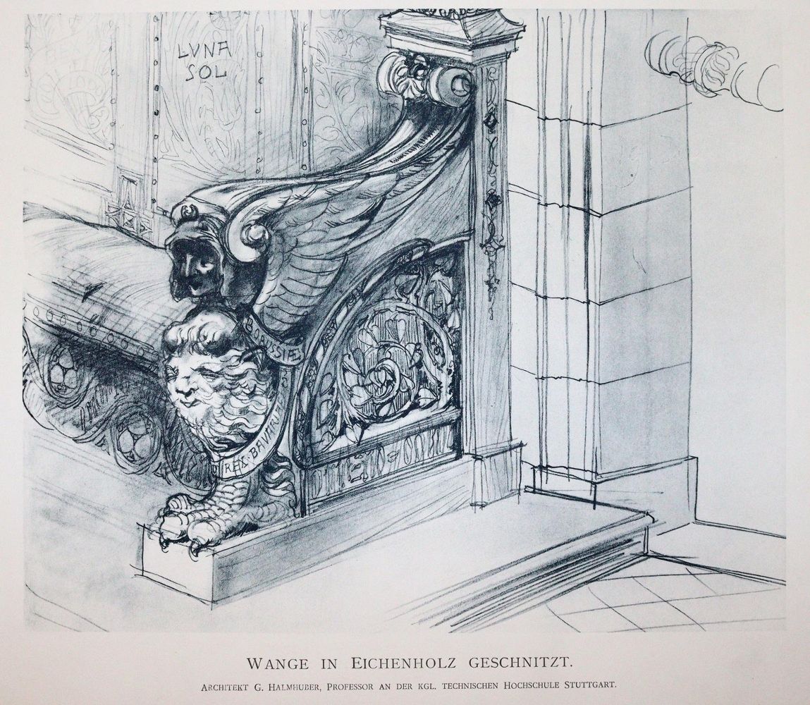 Große Abbildung Nr.4: 144-605 Eisenlohr,L. u. C.Weigle (Hrsg.).: (Architektur)