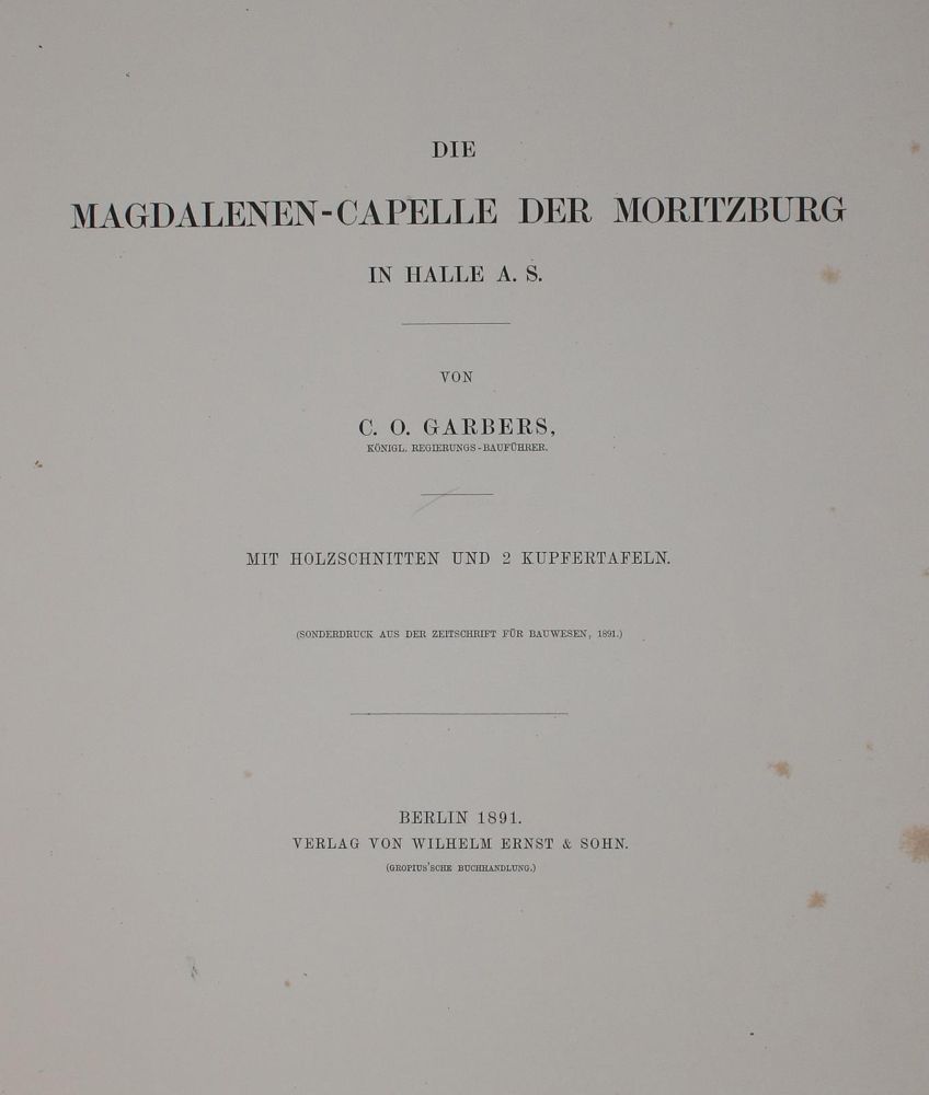 Große Abbildung Nr.3: 144-607 Garbers,C.O.: (Architektur)