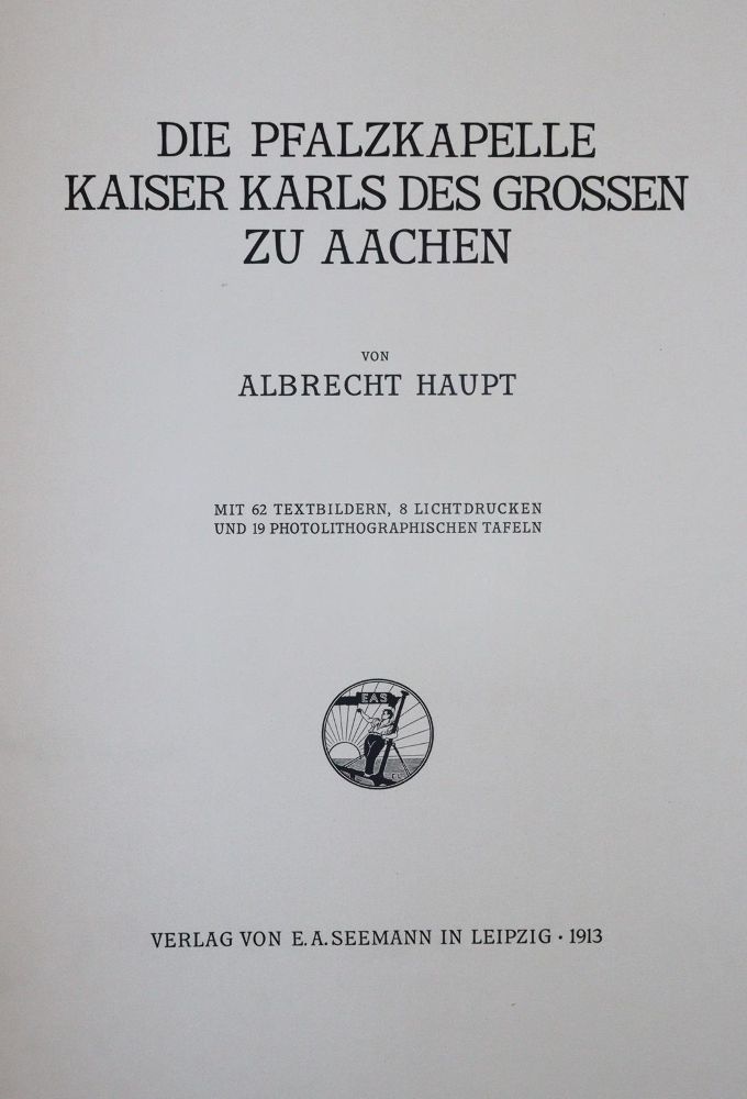 Große Abbildung Nr.1: 144-608 Haupt,A. (Hrsg.).: (Architektur)