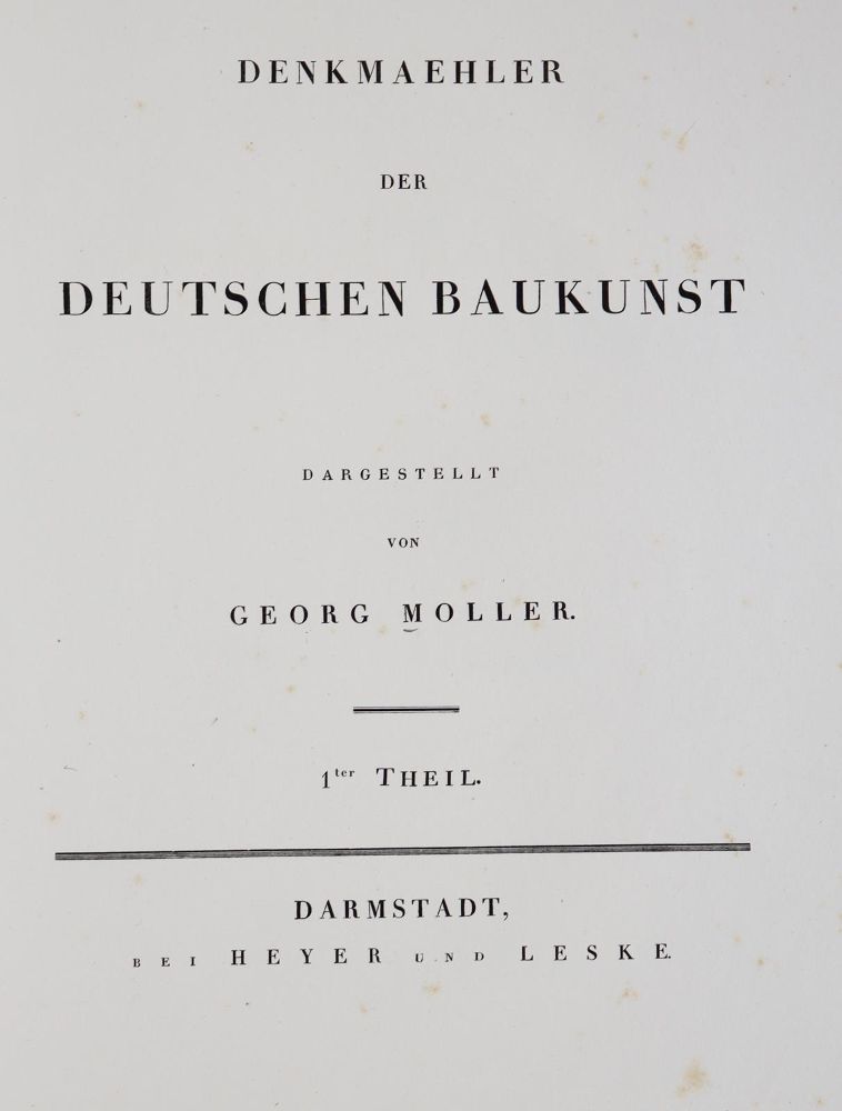 Große Abbildung Nr.2: 144-612 Moller,G.: (Architektur)