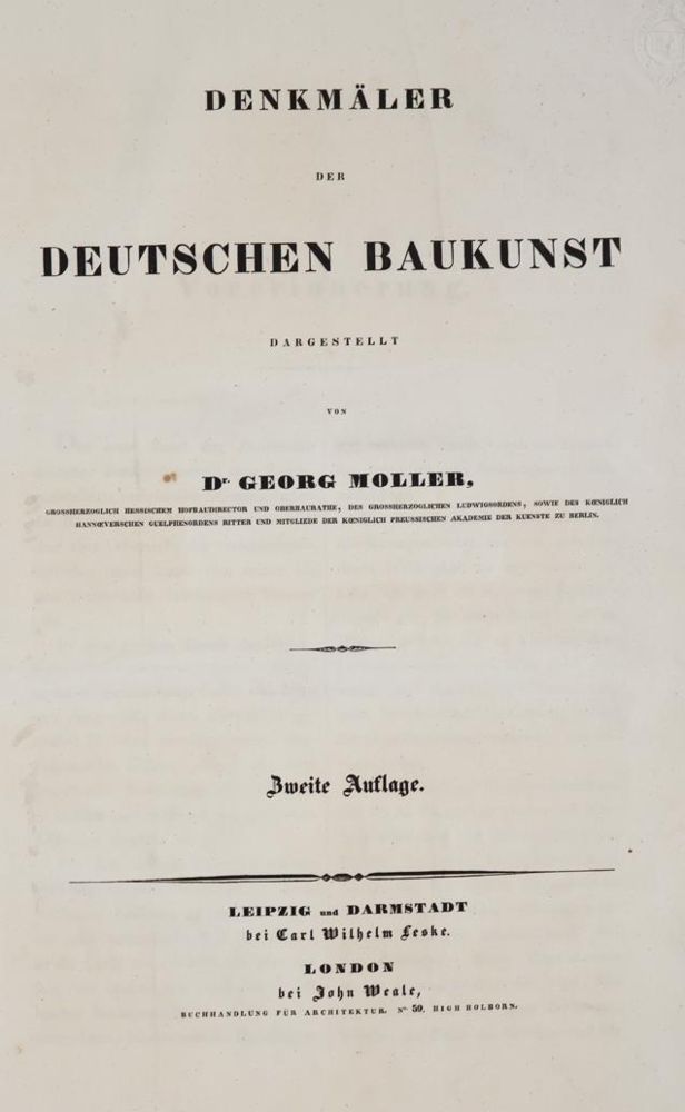 Große Abbildung Nr.1: 144-613 Moller,G.: (Architektur)