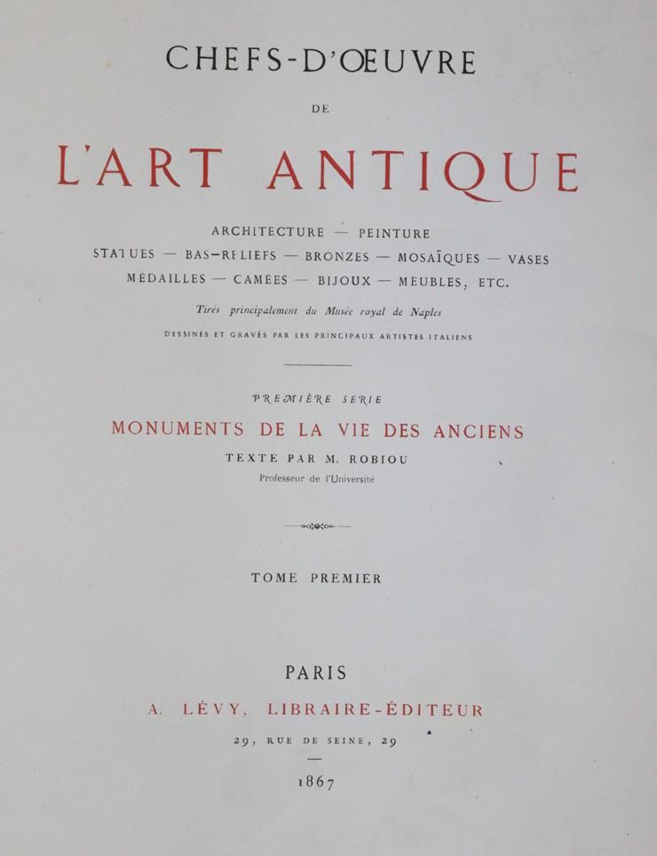 Große Abbildung Nr.1: 144-647 Lenormant,F. u. M.Robiou.: (Kunstwissenschaft)