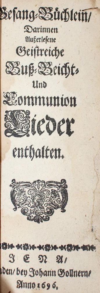 Große Abbildung Nr.3: 144-65 Ciceler,D. (Hrsg.).: (Gesangbücher)