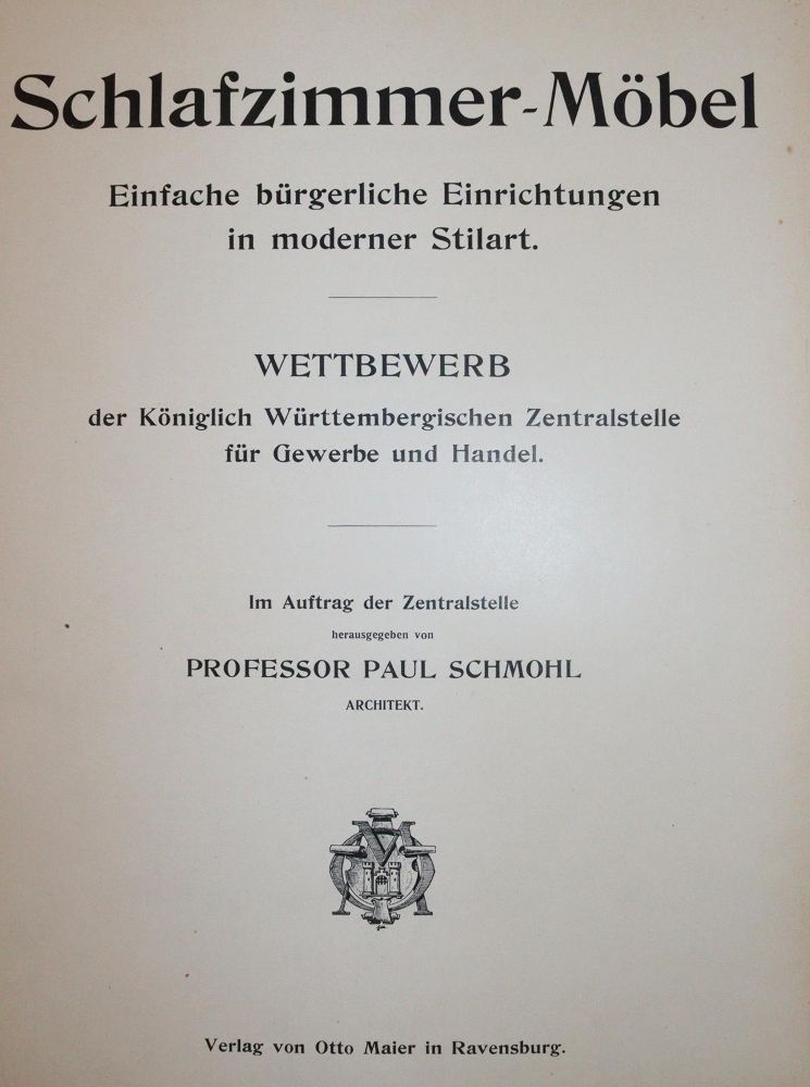 Große Abbildung Nr.1: 144-656 Schmohl,P. (Hrsg.).: (Möbel)