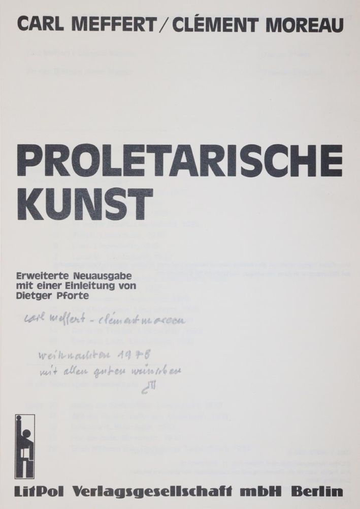 Große Abbildung Nr.1: 144-659 Moreau,C. (d.i. C.J.Meffert).: (Kunstwissenschaft)