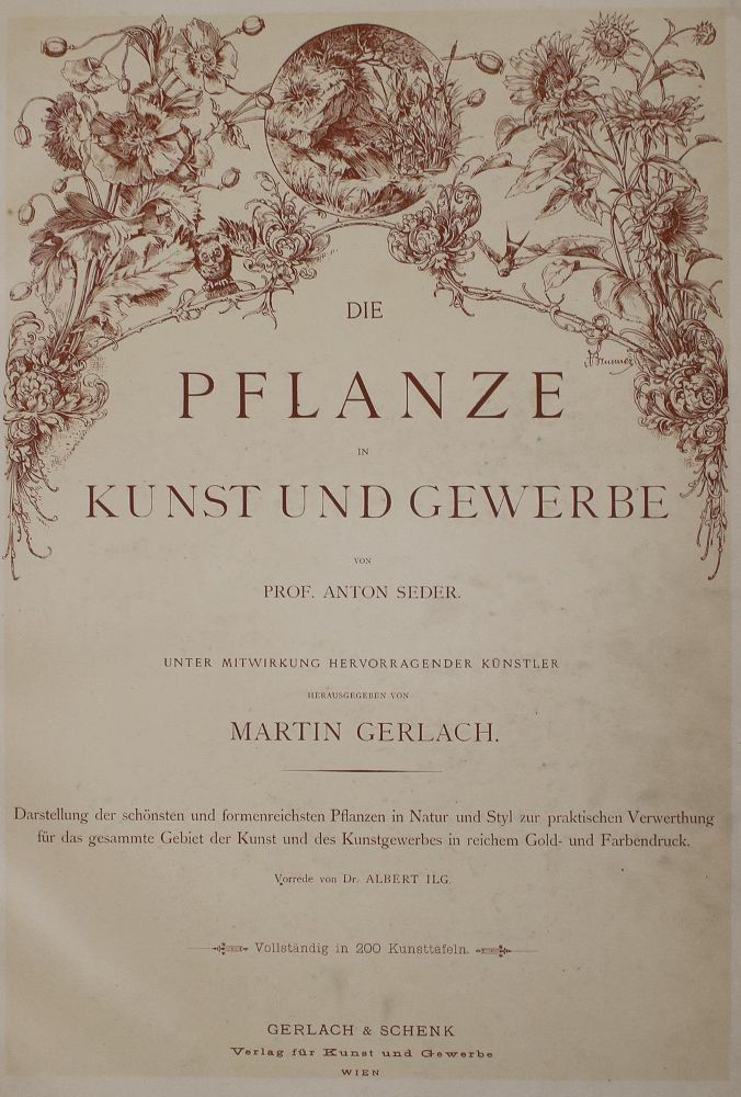 Große Abbildung Nr.5: 144-664 Seder,A. u. M.Gerlach.: (Ornamente, Jugendstil)