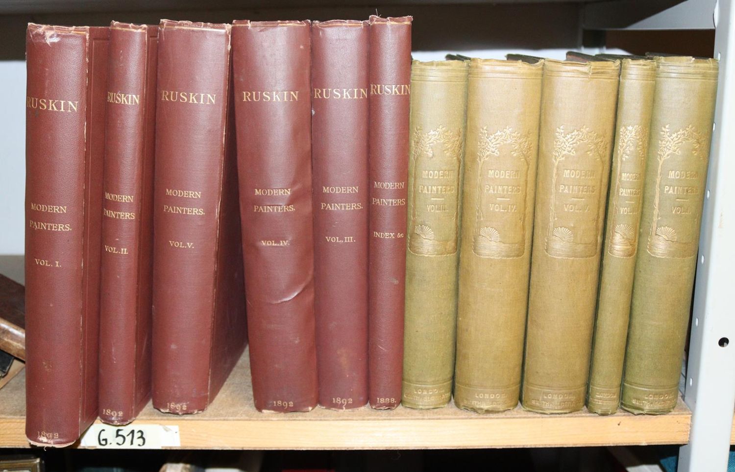 Große Abbildung Nr.2: 144-675 Ruskin,J.: (Kunstwissenschaft)