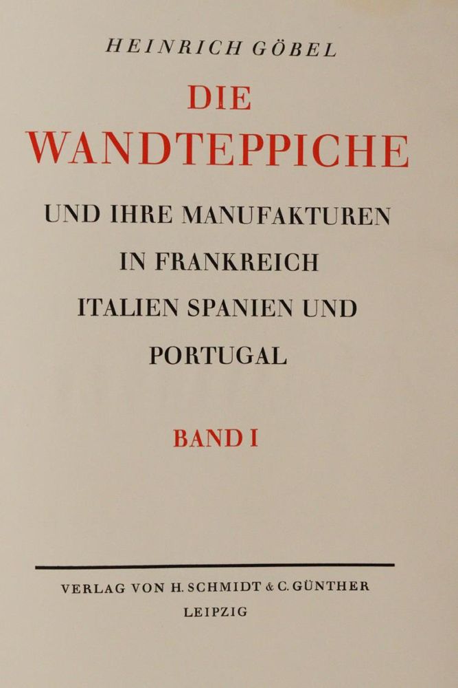 Große Abbildung Nr.1: 144-685 Göbel,H.: (Teppiche)
