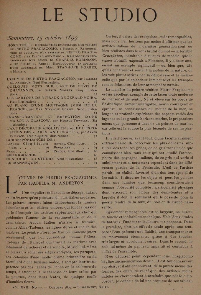 Große Abbildung Nr.1: 144-687 The Studio.: (Kunstwissenschaft)