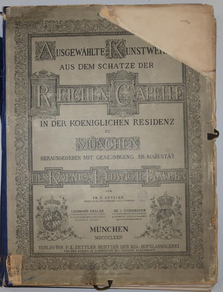 Große Abbildung Nr.2: 144-692 Zettler,F.X., L.Enzler u. J.Stockbauer.: (Kunstwissenschaft)