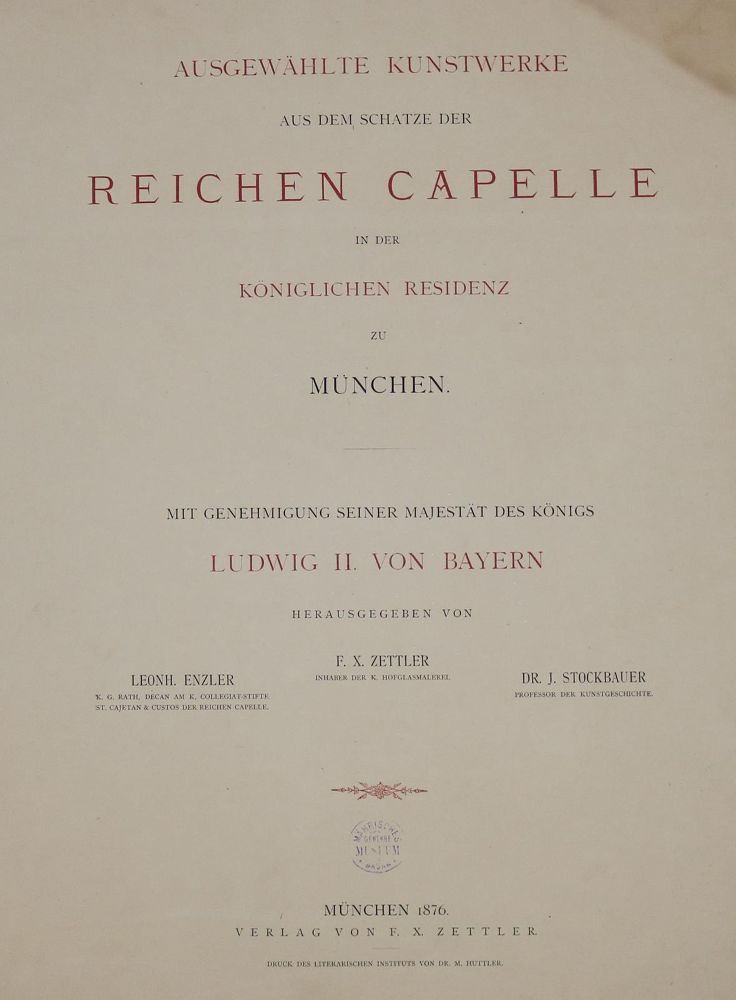 Große Abbildung Nr.3: 144-692 Zettler,F.X., L.Enzler u. J.Stockbauer.: (Kunstwissenschaft)