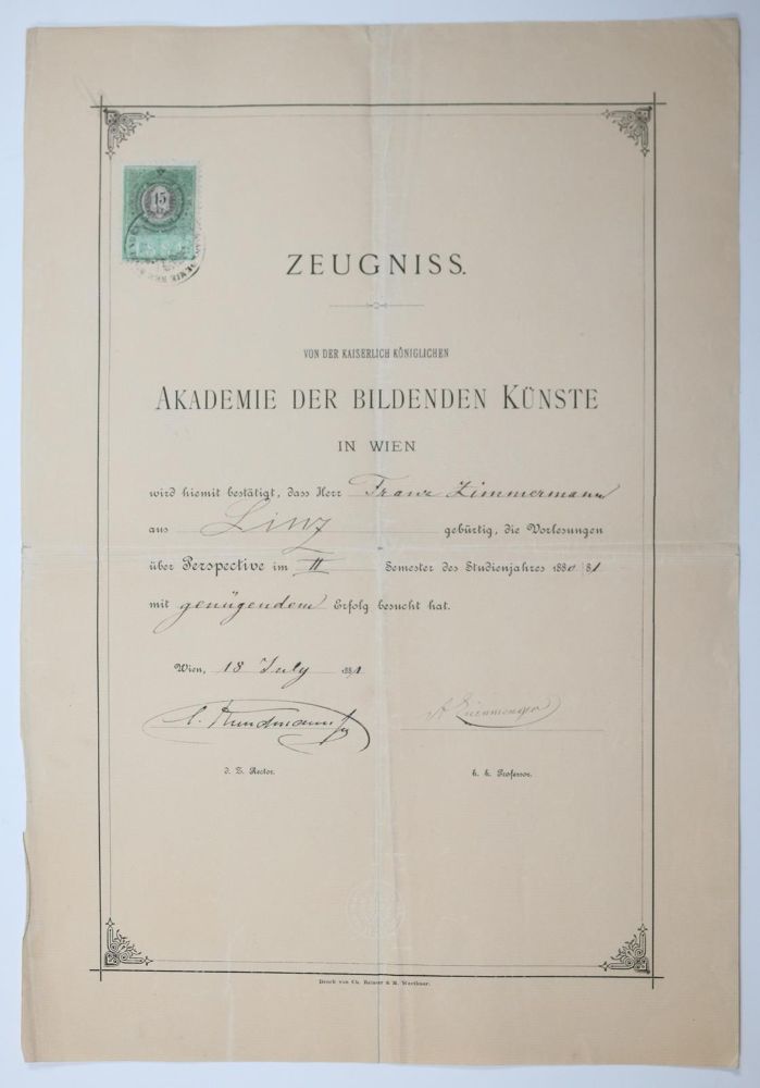 Große Abbildung Nr.5: 144-693 Zimmermann, Franz: (Kunstwissenschaft)