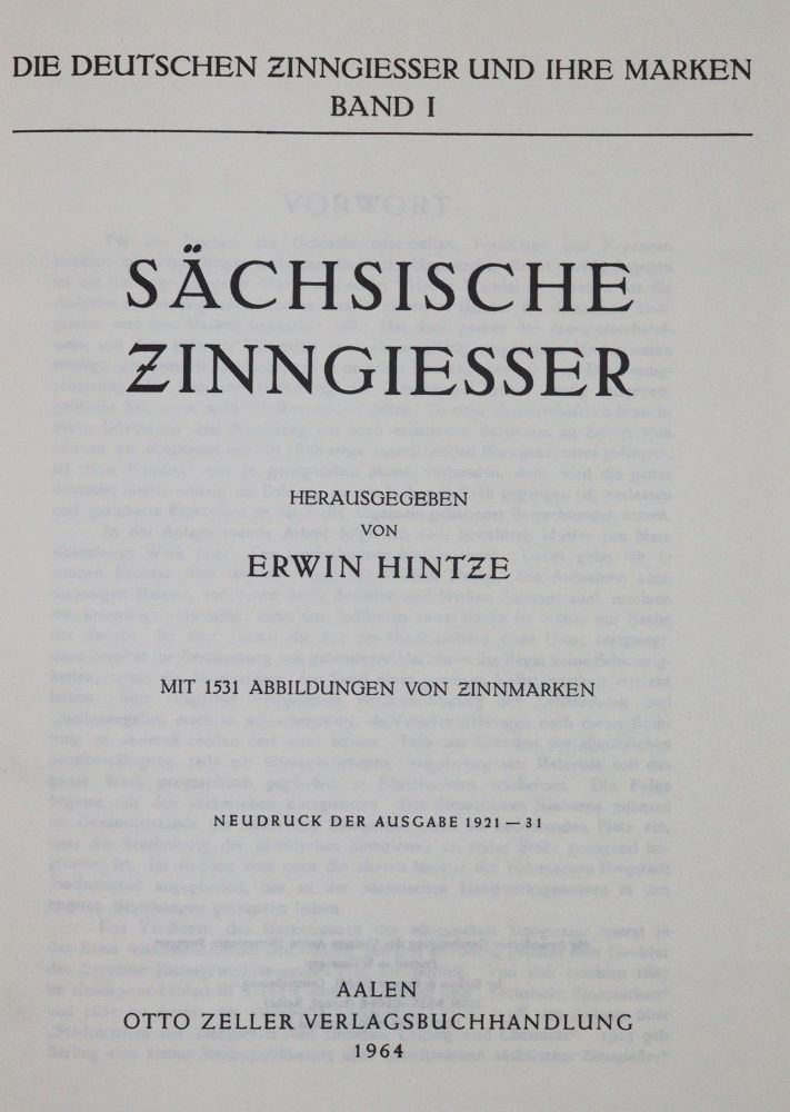Große Abbildung Nr.5: 144-694 Hintze,E. (Hrsg.).: (Zinn)