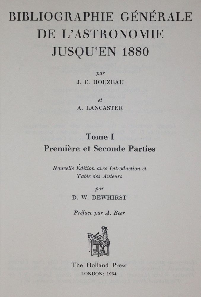 Große Abbildung Nr.1: 144-697 Houzeau,J.C. u. A.Lancaster.: (Astronomie)