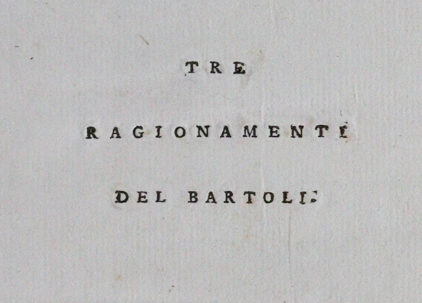 Große Abbildung Nr.1: 144-7 Bartoli,G.: (Alte Drucke, Handschriften und Theologie)