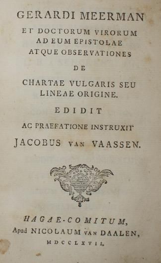 Große Abbildung Nr.1: 144-703 Meerman,G.: (Druckkunst)