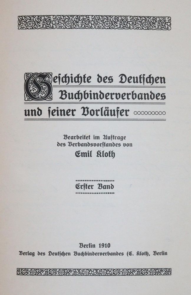 Große Abbildung Nr.2: 144-707 Kloth,E.: (Einband)
